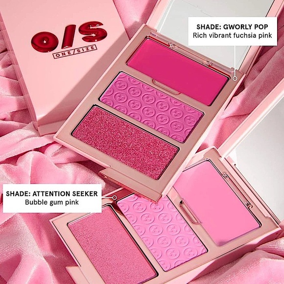 One Size Beauty Attention Seeker 3D Cheek Clapper Blush Trio - Picture 3 of 3